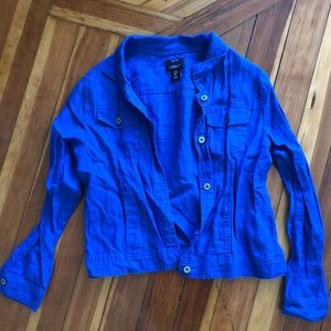 Blue utility jacket